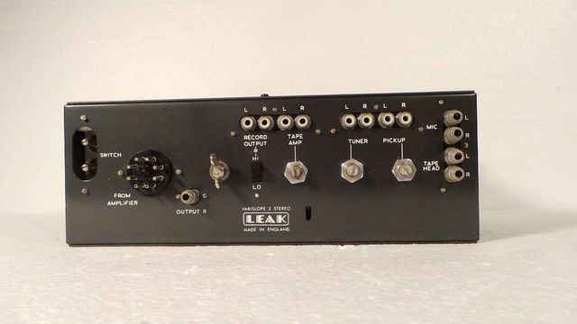 Préampli à Lampes LEAK Varislope II – Vintage Hi-Fi Anglais – ECC83 – Non Testé