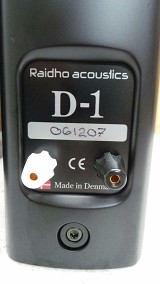 Raidho D1 Speakers with Stands Boxed