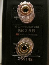 Scansonic  MB-2.5B Loudspeakers Ex Demo