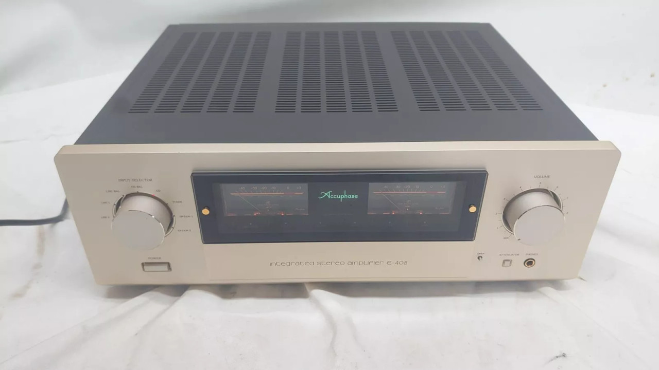 Accuphase E408 Integrated Amp with Phono Boxed Accuphase E408 ...