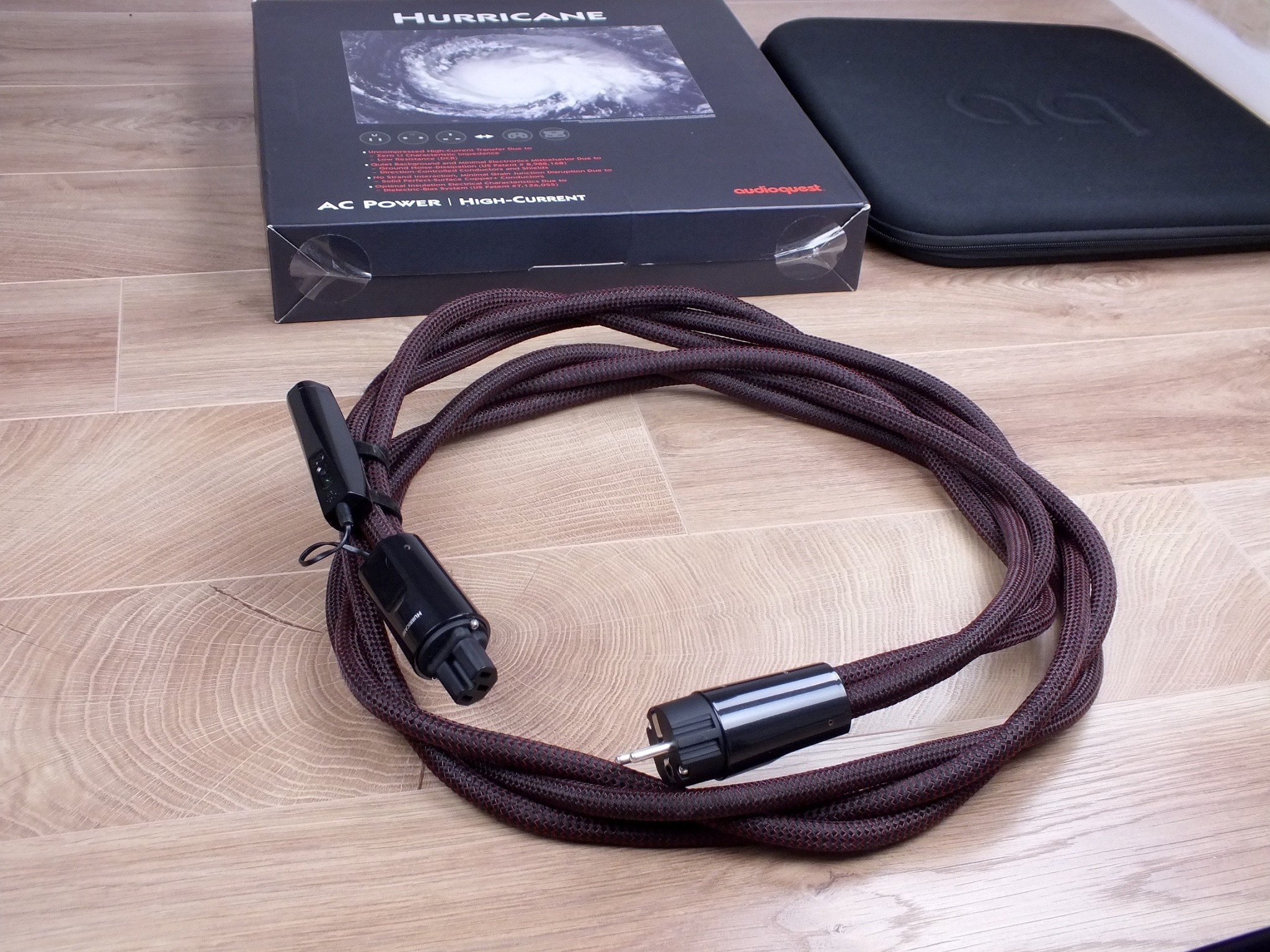 AudioQuest Hurricane High Current audio power cable C15 2,0 metre