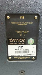 Tannoy i12 Loudspeakers