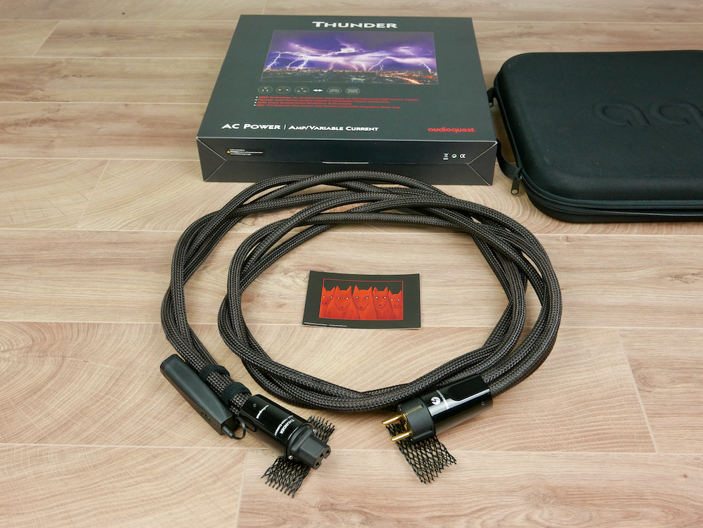 AudioQuest Thunder High Current audio power cable C15 2,0 metre AudioQuest Thunder High Current