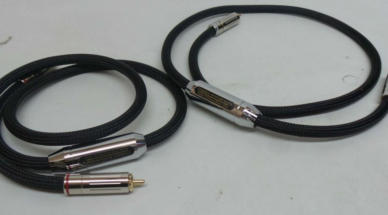 Câble RCA Siltech Classic Anniversary 770i 1.5m - Haut-parleur - Ouvert Jamais Utilisé