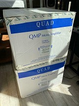 Quad Elite QMP Mono Amplifiers Boxed