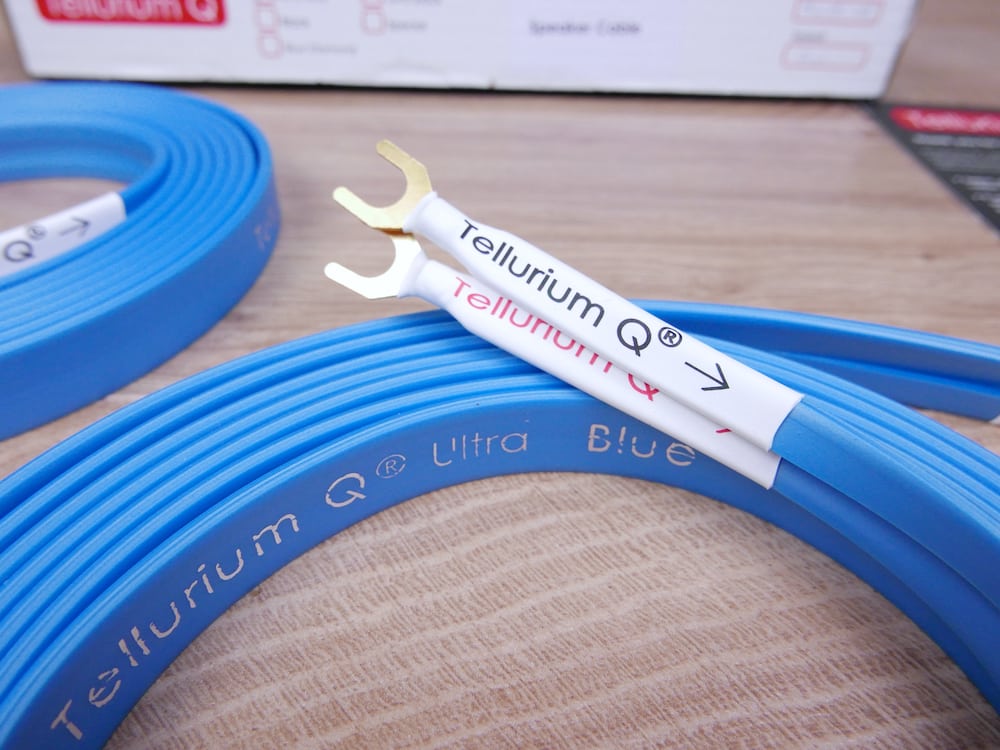 Tellurium Q Ultra Blue II audio speaker cables 3,0 metre Tellurium Q