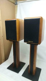 Sonus Faber Electa Speakers with Ironwood Stands