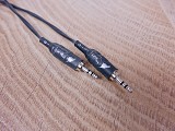 Moon Audio Silver Dragon headphone cable Hifi-Man 2x dual 3-pin male XLR to 2x Mini 2.5mm 3,0 metre