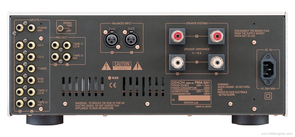 Denon PMA-SA1 Denon PMA-SA1 ( Class A )