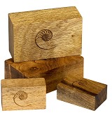 Cardas Myrtle wood cube block, small 6'lı set