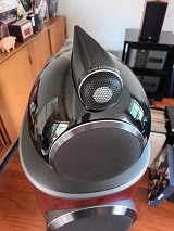 Bowers and Wilkins 801 D4 speakers in Satin Rosenut
