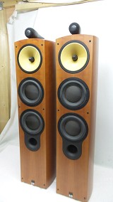 Bowers and Wilkins 804S Loudspeakers in Cherry Boxed