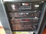 Denon Reciver,DVD player,CD 5 chencher,Duble casset player and Boxes x 2 Definitive