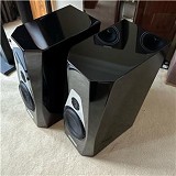 Vimberg Amea Stand Mount Speakers Diamond Tweeter Piano Black