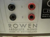 Rowen Audio Absolute One Monoblock Power Amps