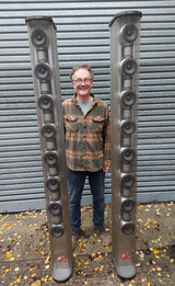 Anthony Gallo Ref 5S Speakers with Bass Amp 6'6" Tall