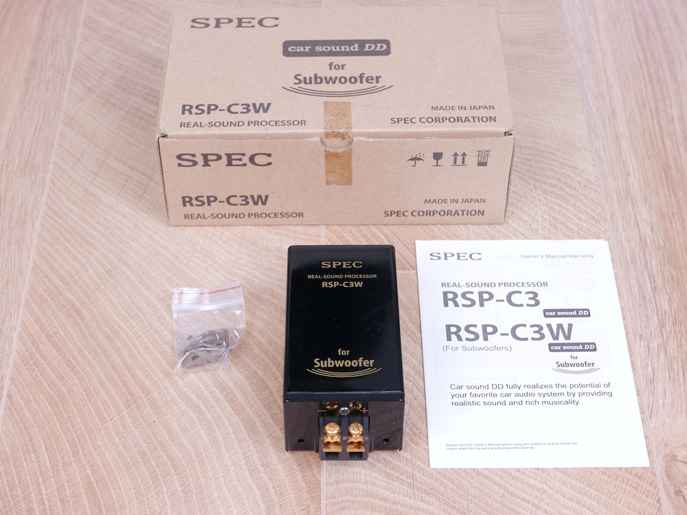 SPEC Corporation RSP-C3W Real Sound Processor for home theatre Subwoofer or car audio Subwoofer